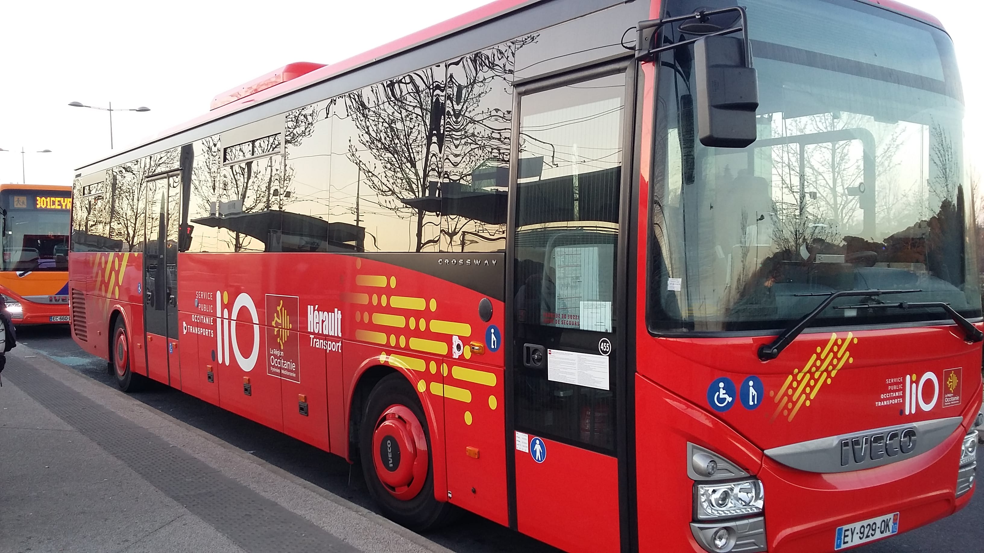 Bus du réseau liO Hérault Transport. Photo : DR