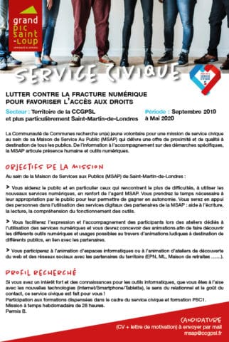 Affiche Offre Service Civique