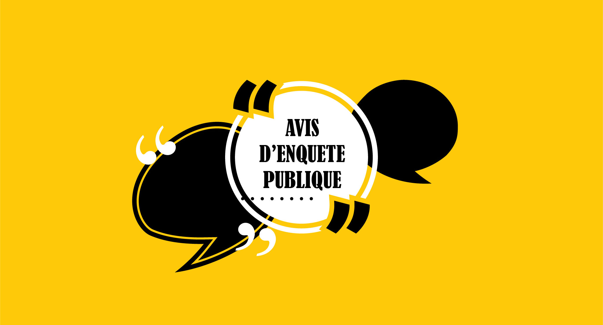 Avis d'enquête publique. Illustration : freepik.com