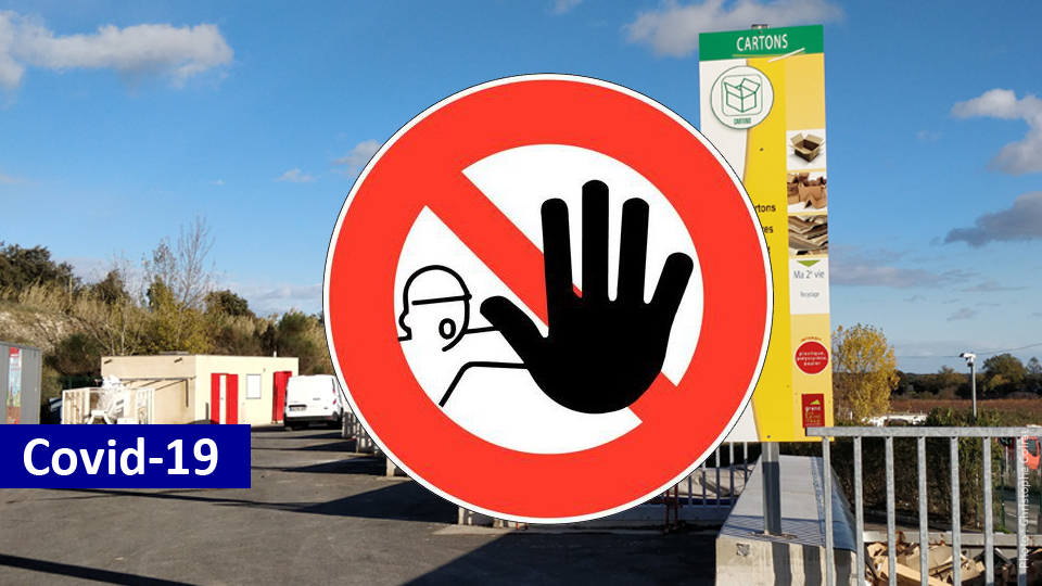 Covid-19 : les déchetteries du territoire sont fermées