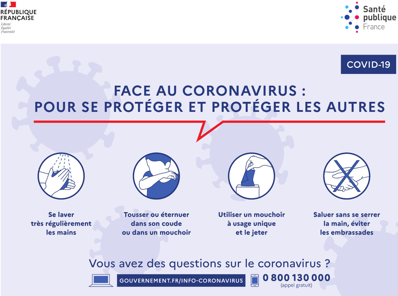 Gestes : se protéger et protéger les autres
