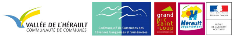Logos Partenaires Grand Site de France Gorges de l'Hérault