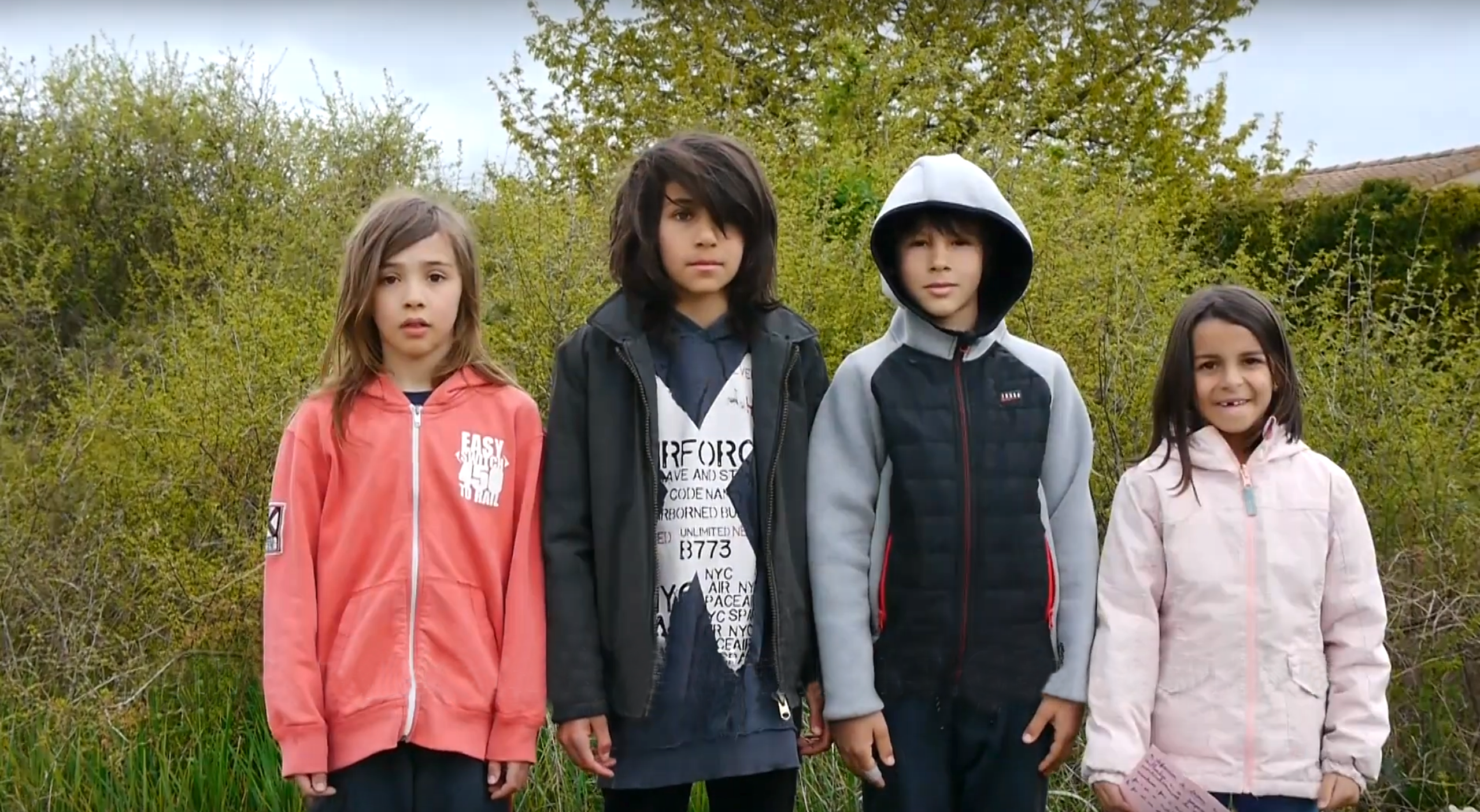 Lilo, Timothé, Gaëtan et Clémentine. Photo : DR