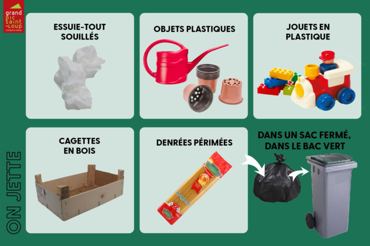 Autocollant "On jette"