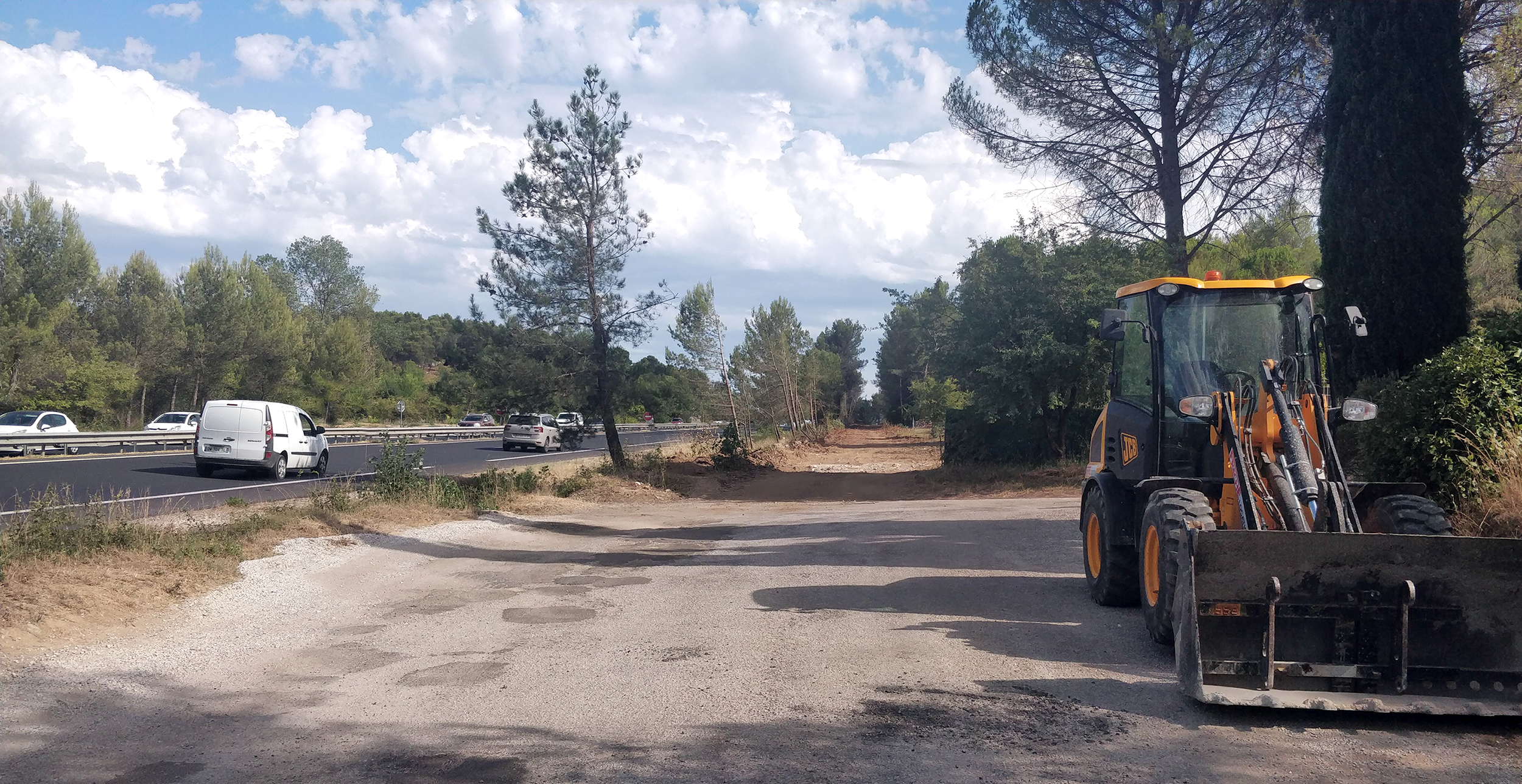 Démarrage des travaux au Plateau de Piquet. Photo : Christophe Colrat