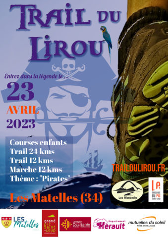 Affiche Trail du Lirou 2023