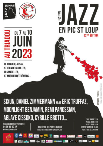 Jazz en Pic Saint-Loup - affiche 2023