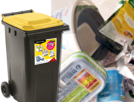 Échange bacs jaunes recyclage