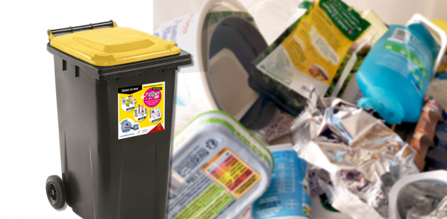 Échange bacs jaunes recyclage
