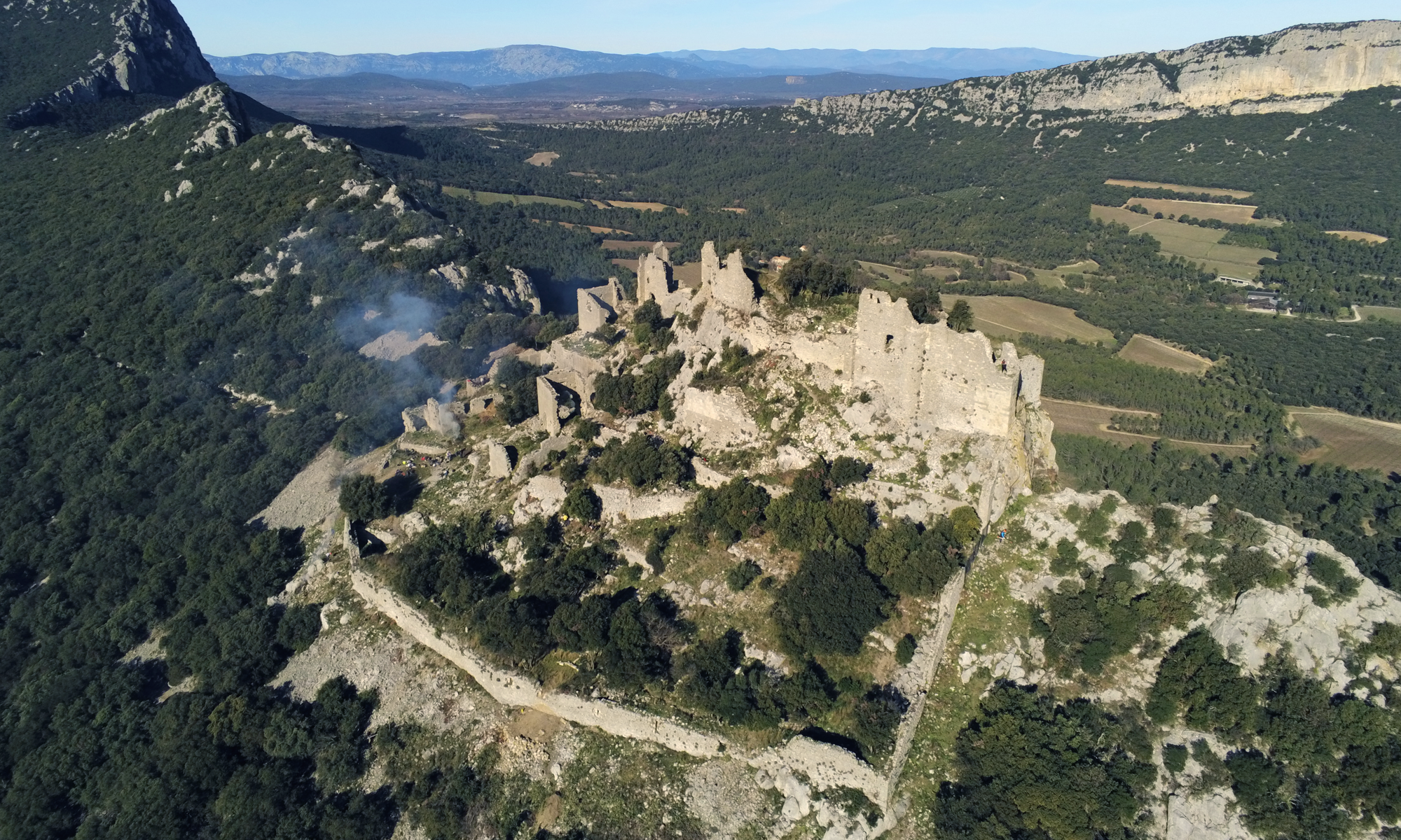Le château de Montferrand, jan. 2024. Photo : Jean-Philippe Gracia